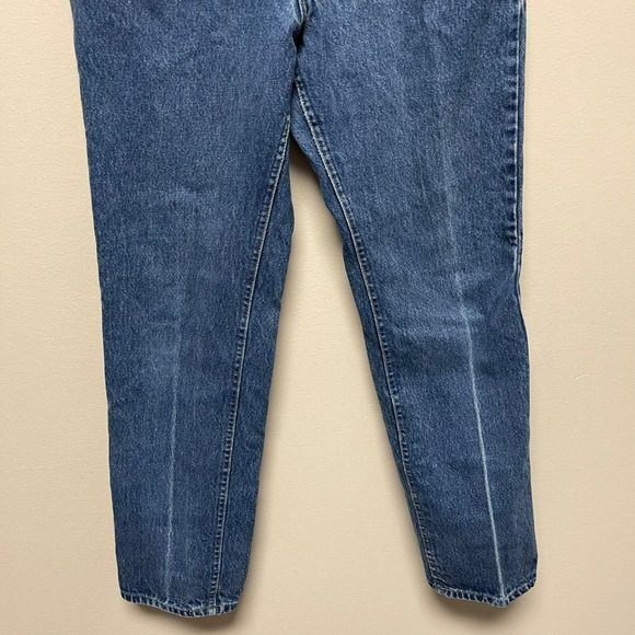 LEE Vintage Distressed Women's High Waisted Rigid Denim Jeans Size 14L - Picture 3 of 13